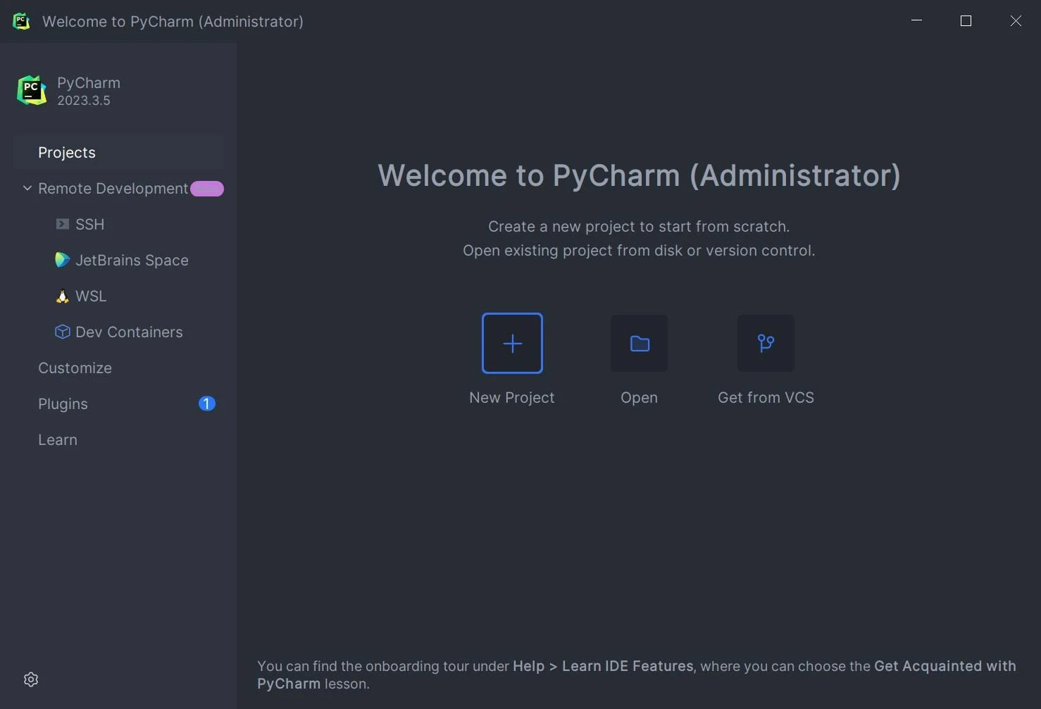 PyCharm 2023 汉化便携增强版界面截图