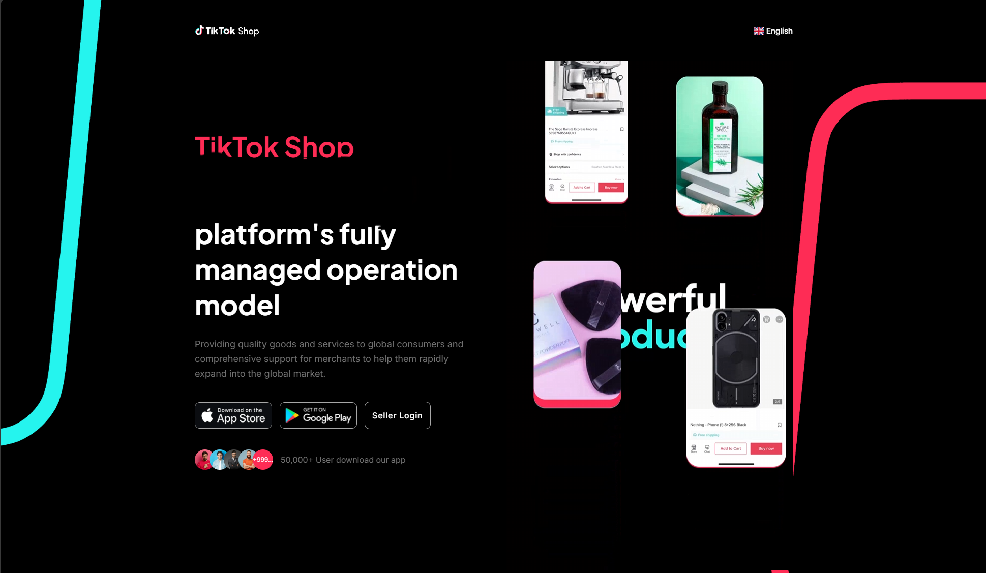 TikTok商城系统多语言设置页面