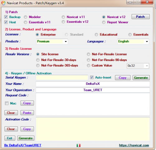 Navicat Keygen Patch v5.6.0破解激活工具 - 免费激活Navicat Premium