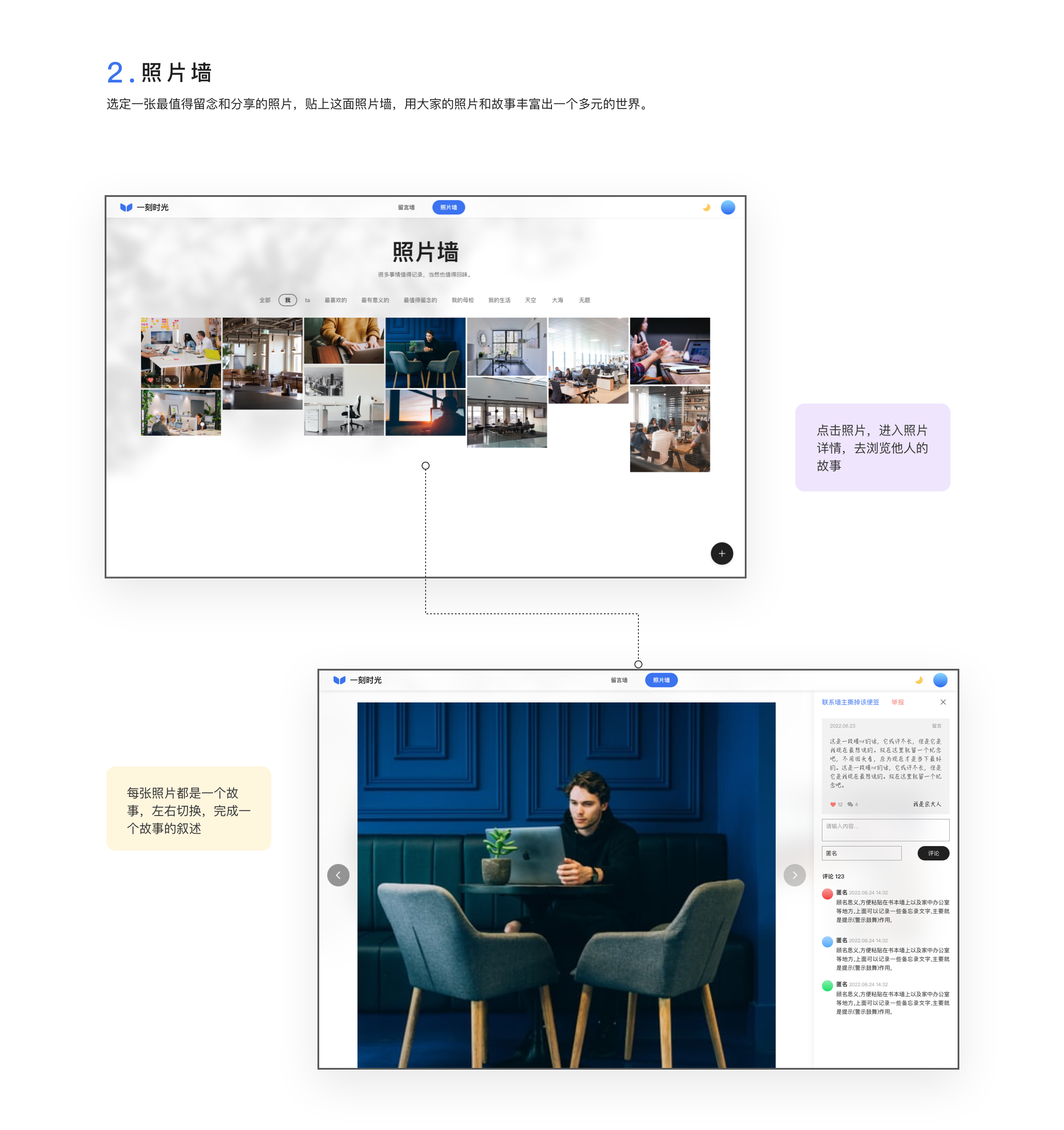 Annie留言墙后台管理界面